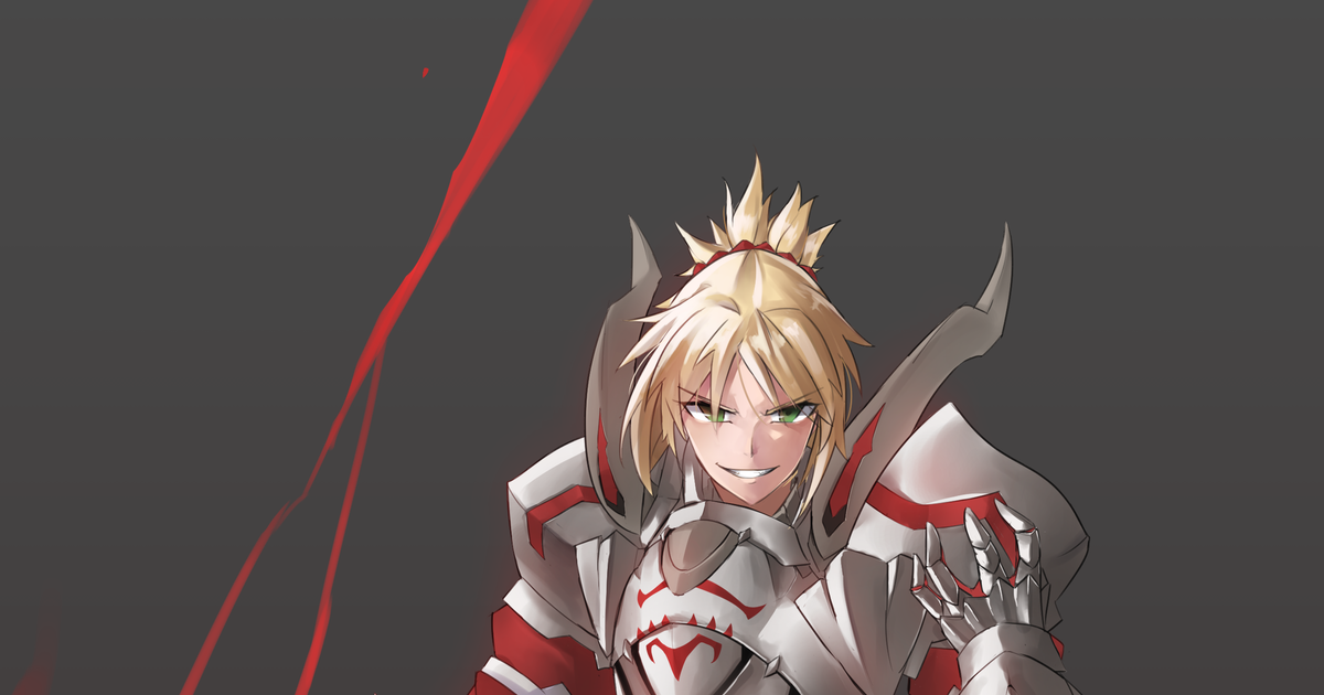 Fategrand Order Arthur Mordred Fate Pixiv 