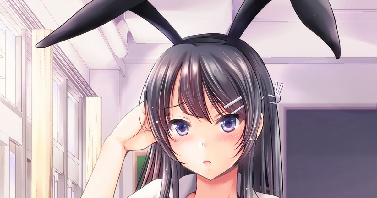 illustration, bunny girl, Rascal Does Not Dream of Bunny Girl Senpai / 麻衣さん...