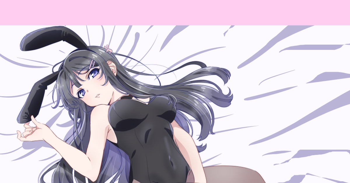 Rascal Does Not Dream of Bunny Girl Senpai, Mai Sakurajima, black bunny