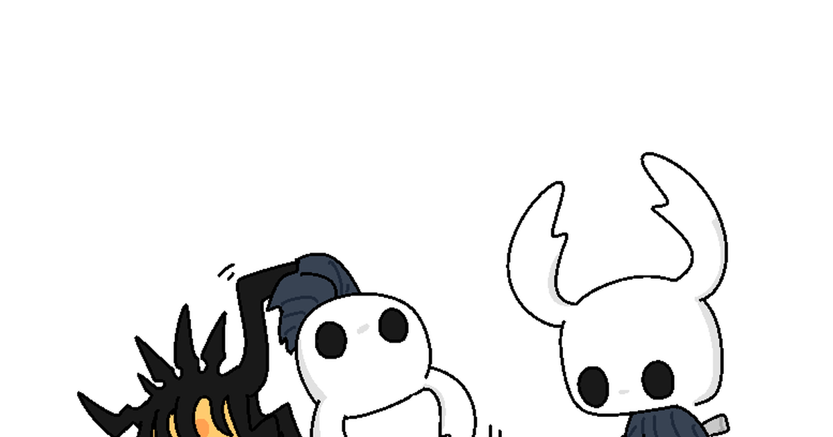 hollow_knight, little_ghost, myla / hollow knights - pixiv