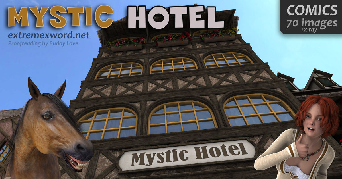 bestiality, extremexworld, horse / Mystic Hotel - pixiv.