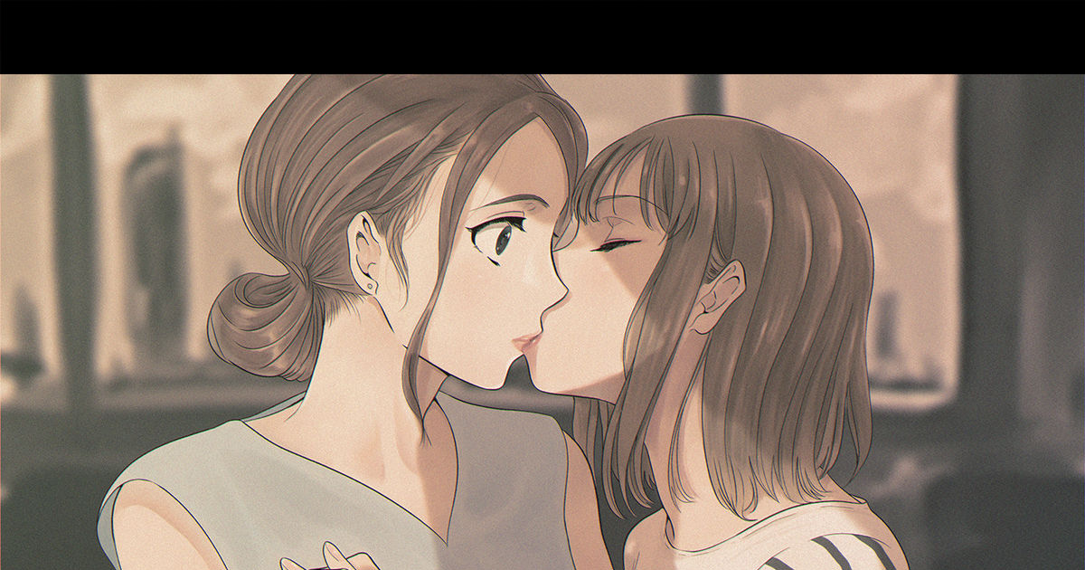 original, girl, yuri / Girls kissing - pixiv.