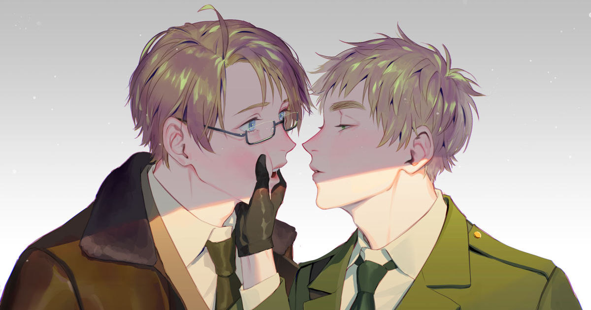 Hetalia Alfred F Jones Arthur Kirkland •́ 3 •̀ Pixiv 3485