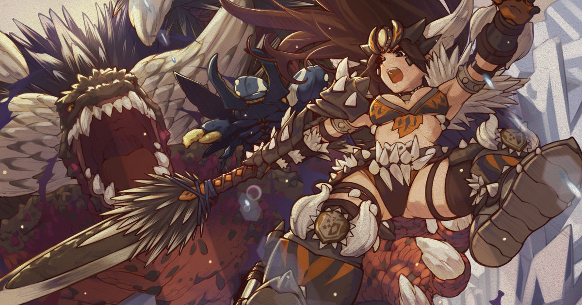 MHW, Monster Hunter 500+ Bookmarks / TYRANT / August 18th, 2019 - pixiv.