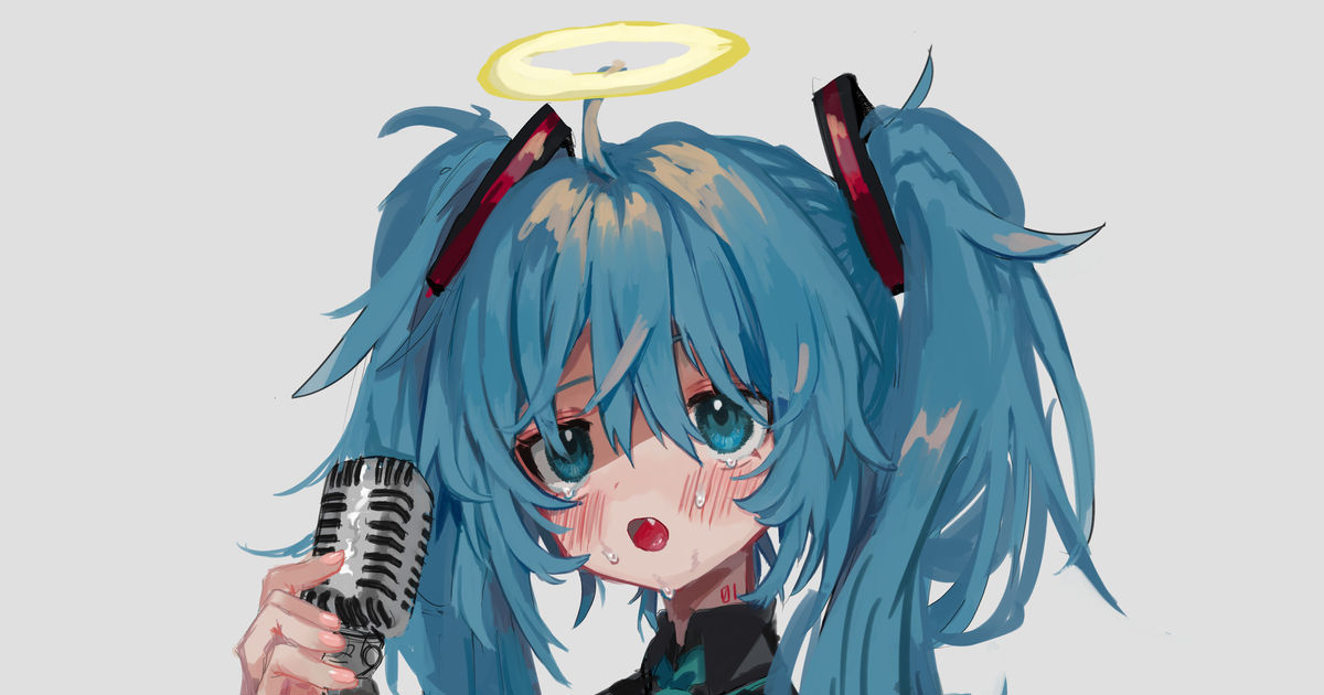 Girl Hatsune Miku VOCALOID Pixiv