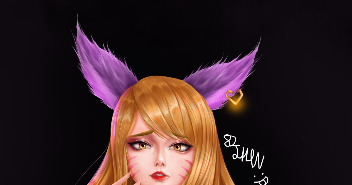 fanart, league of legends, art / KDA Ahri / KDA 아리 완성 - pixiv