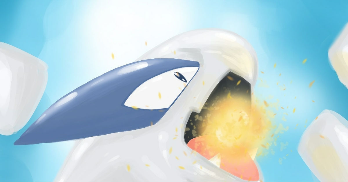 Lugia Lugia Getting Pissed Kurushiwaのイラスト Pixiv 