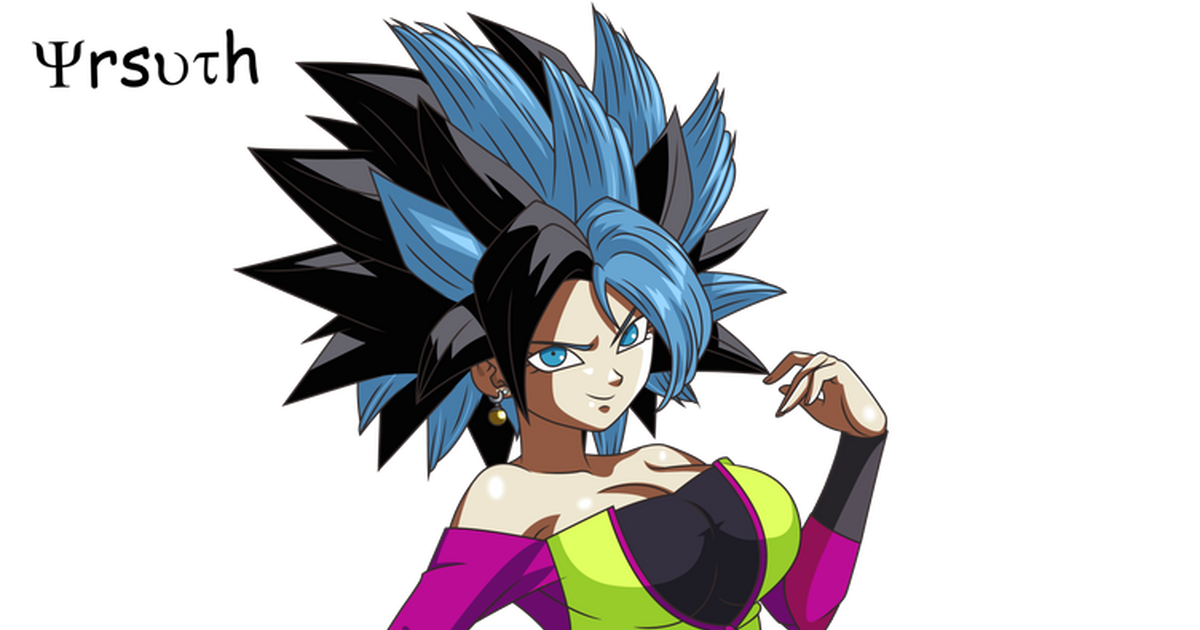 Fanart Dragonballz Dragonballsuper Bulma And Caulifla Fusion Bulifla Pixiv 5402