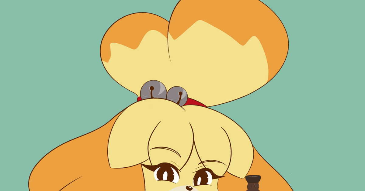 Shizue Animal Crossing Breasts Isabelle Bunny Pixiv