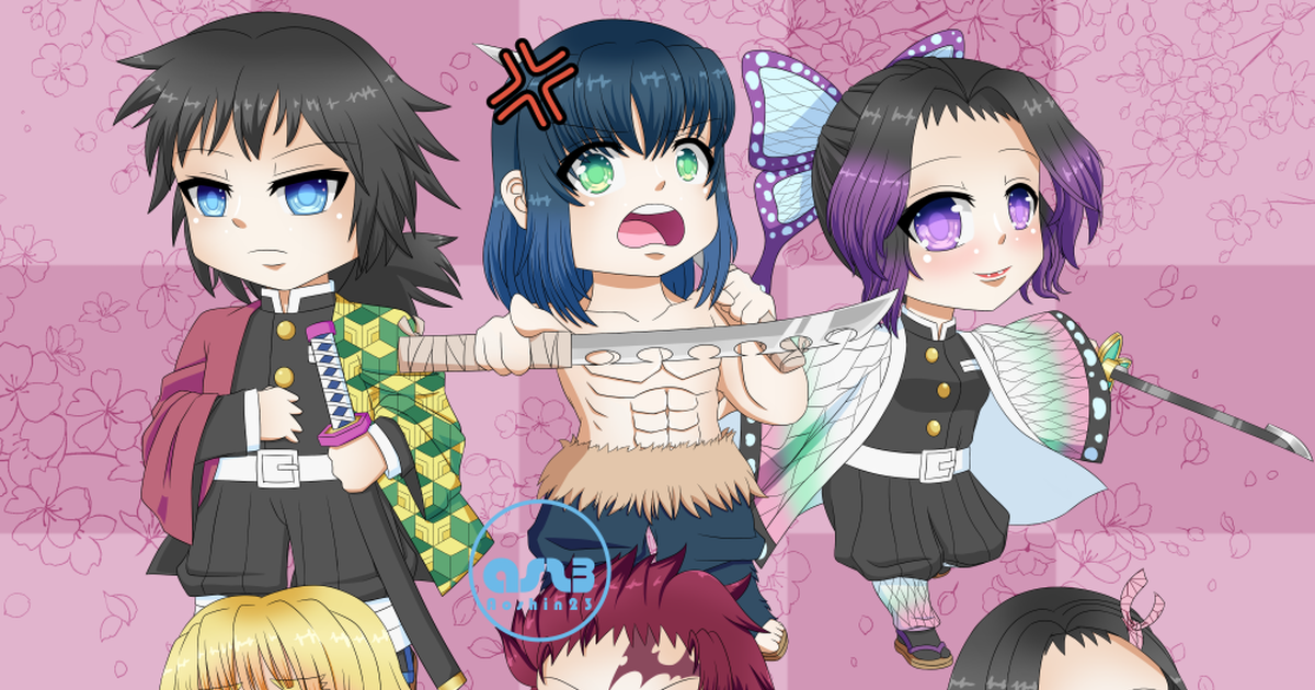 Chibi Kimetsu No Yaiba Chibis 1 Aoshin23のイラスト Pixiv