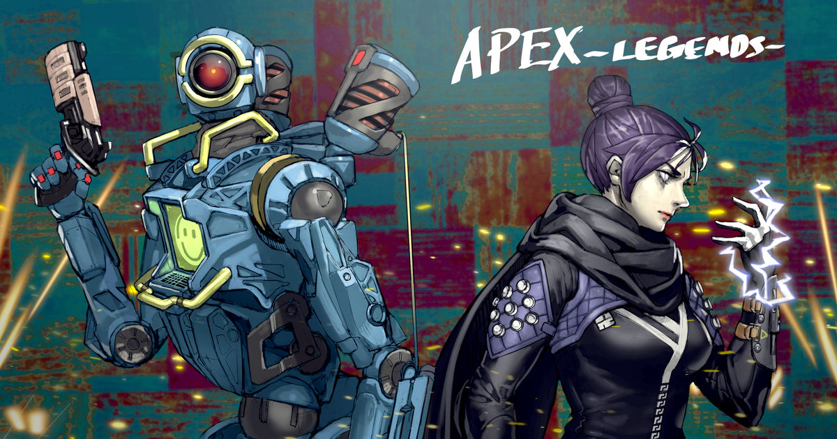 #ApexLegends wraith & pathfinder - 蝦夷のイラスト - pixiv