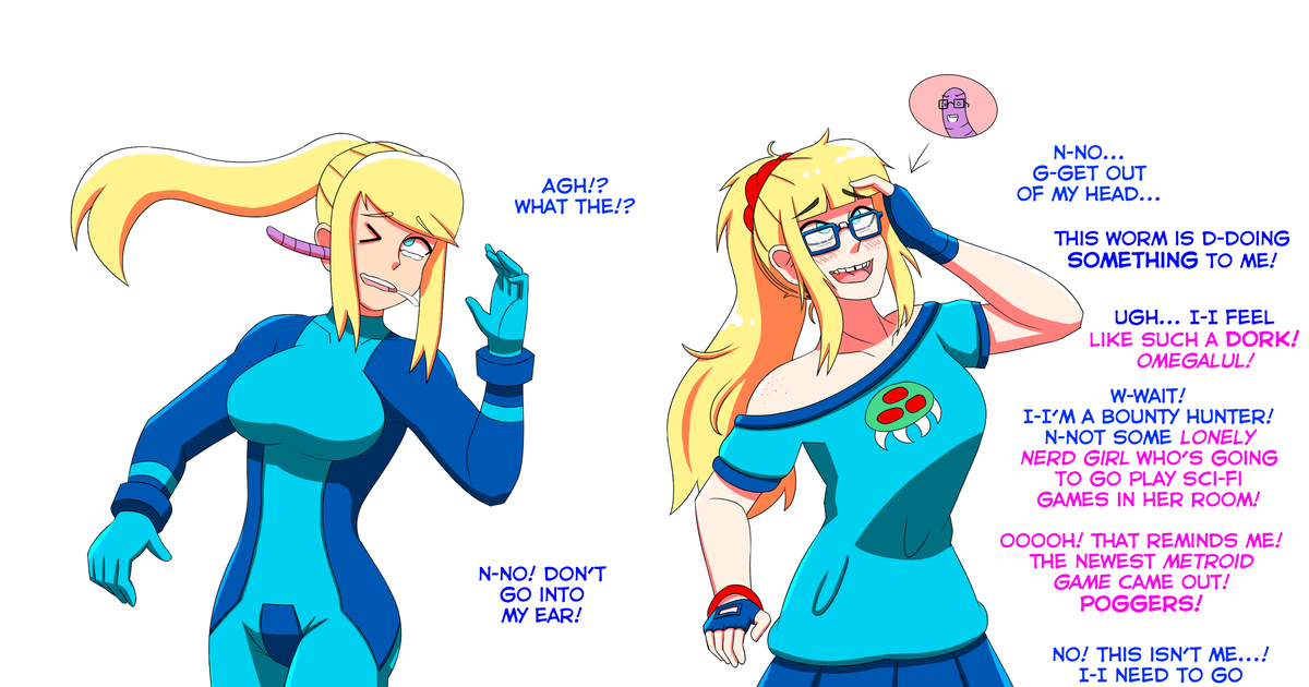 Possession spirit possession Possessed Nerdy Samus pixiv