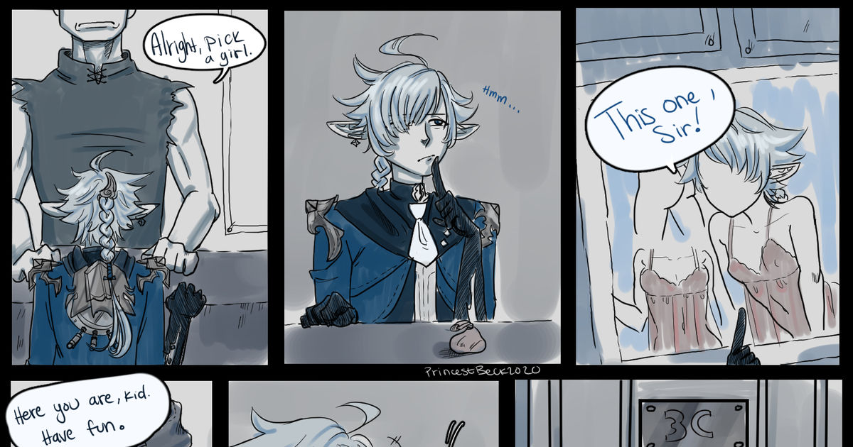 Incest Alisaie X Alphinaud Pg1 Princest Beckのマンガ Pixiv