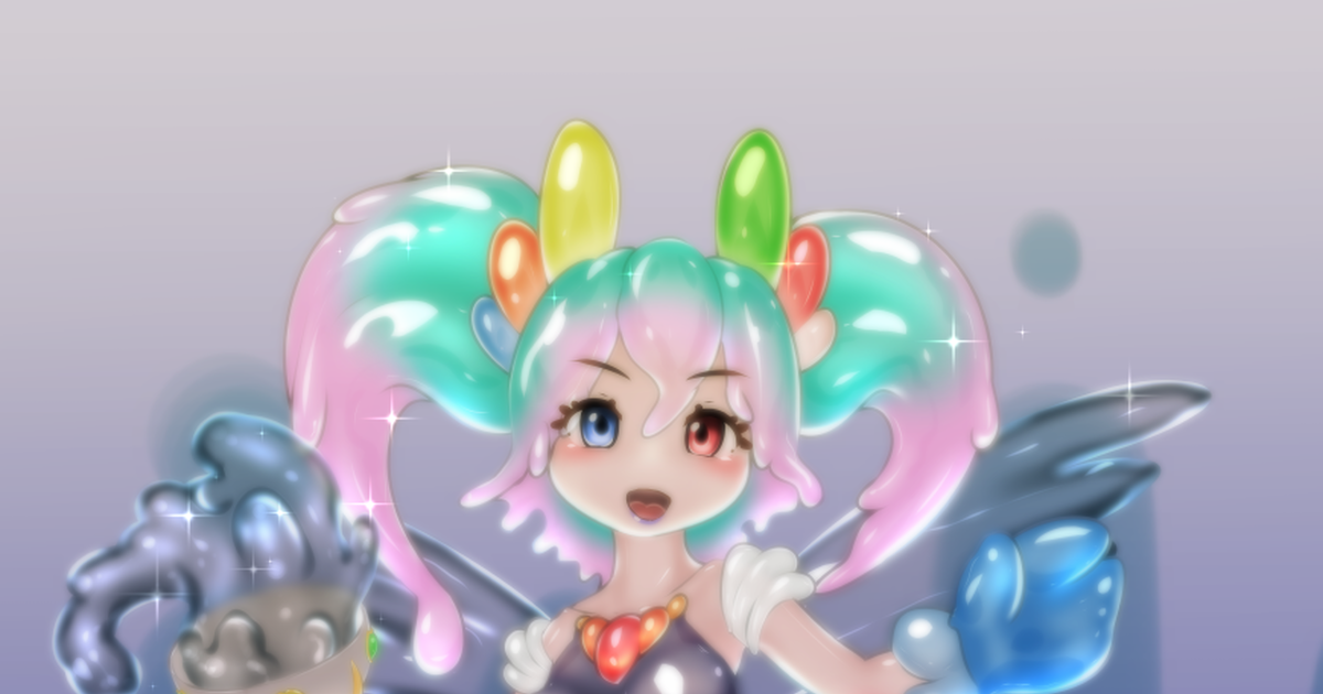 Original Monster Girl Slime Girl 増殖魔法少女 Pixiv