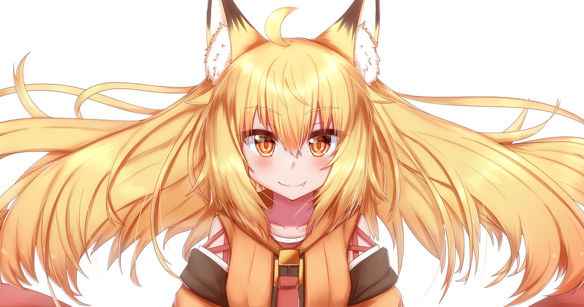 Лиса horokusa. Лисодевка арт. Foxgirl_Oly. Anime cheerful foxgirl.