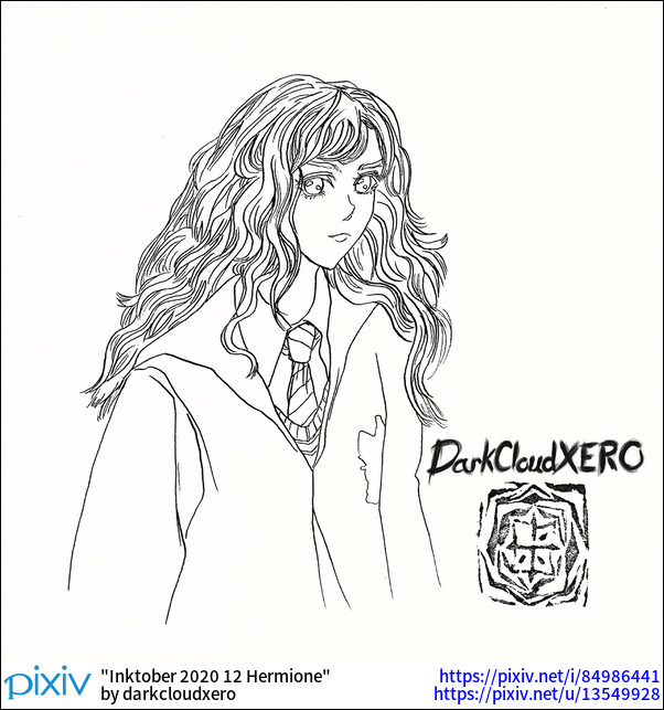 Inktober 2020 12 Hermione
