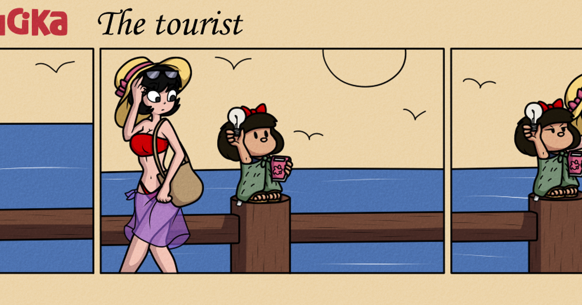 Jucika Mafalda Comic Mafalda And Jucika The Tourist Pixiv 7213