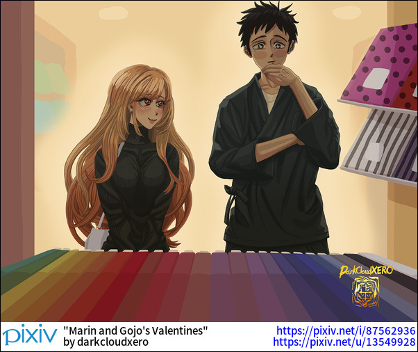 Marin and Gojo's Valentines