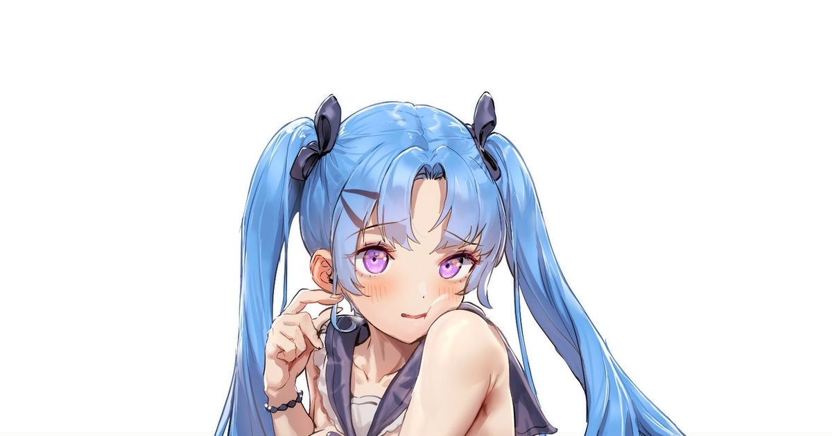 Sexy Blue Haired Girl Loye N Analのイラスト Pixiv 2338