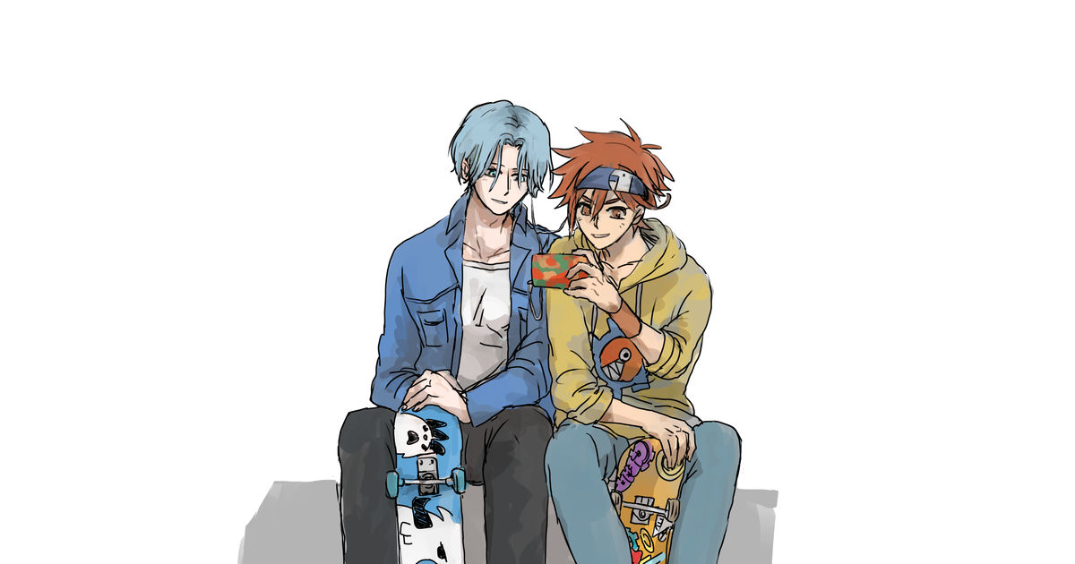 langa x reki, yaoi, SK8 the Infinity (yaoi) 1,000+ bookmarks / 暦 - pixiv