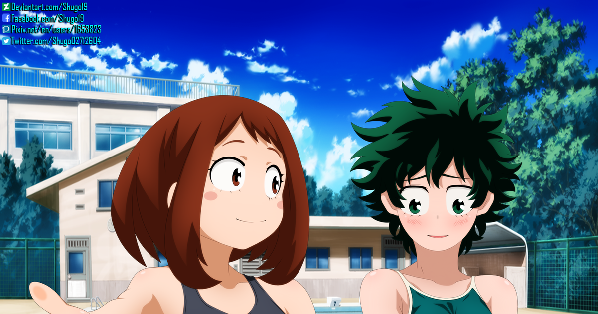 Deku Izuku Midoriya Ochaco Uraraka Ochaku And Female Deko Pixiv