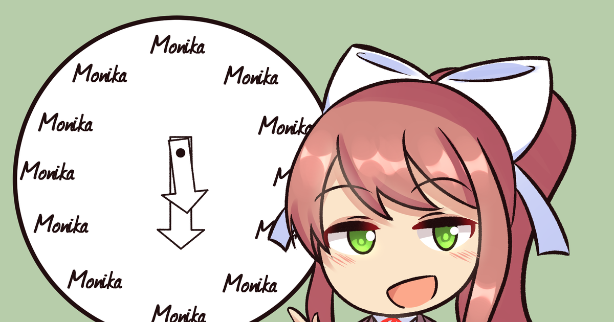 DDLC, DokiDokiLiteratureClub!, Monika(DDLC) / Monika Time - pixiv