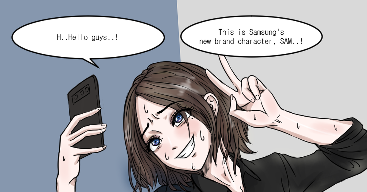 Samsung Sam Girl Sam Pixiv