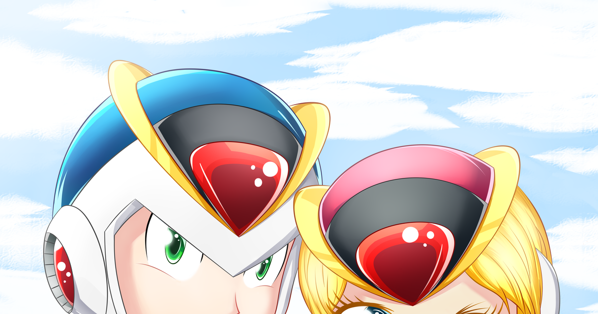 Megaman Alia Megamanx X And Alia Light Armor Pixiv 