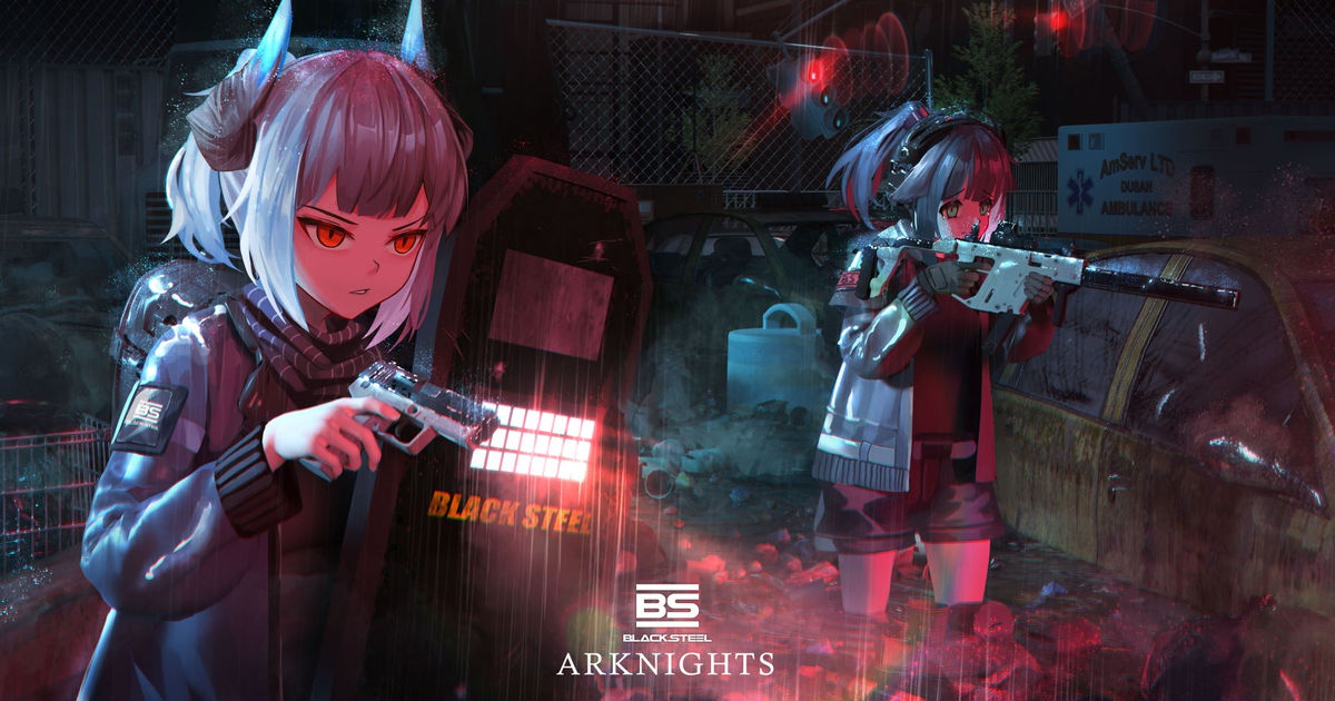 Arknights, Arknights, Liskarm (Arknights) / BLACK STEEL - pixiv