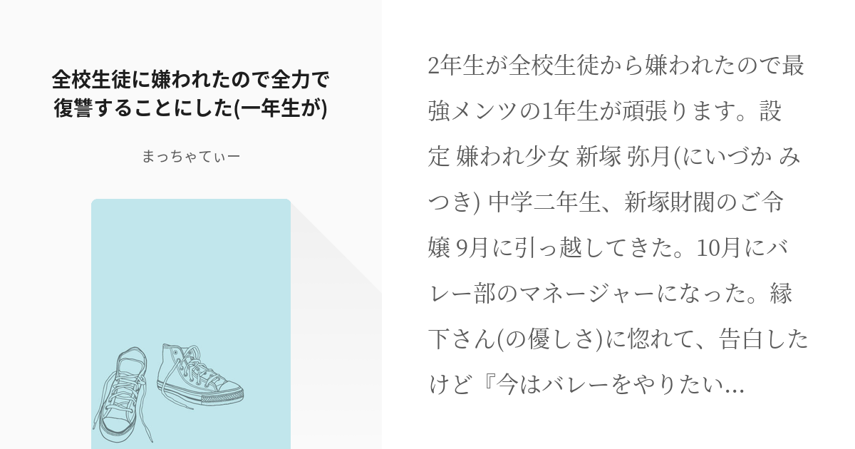 ハイキュー 嫌われ 全校生徒に嫌われたので全力で復讐することにした 一年生が まっちゃてぃーの Pixiv