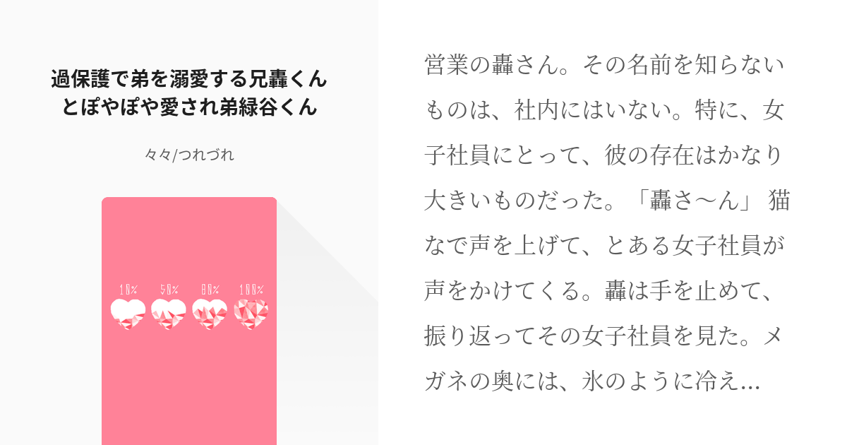 轟出 過保護で弟を溺愛する兄轟くんとぽやぽや愛され弟緑谷くん - 々々の小説 - pixiv