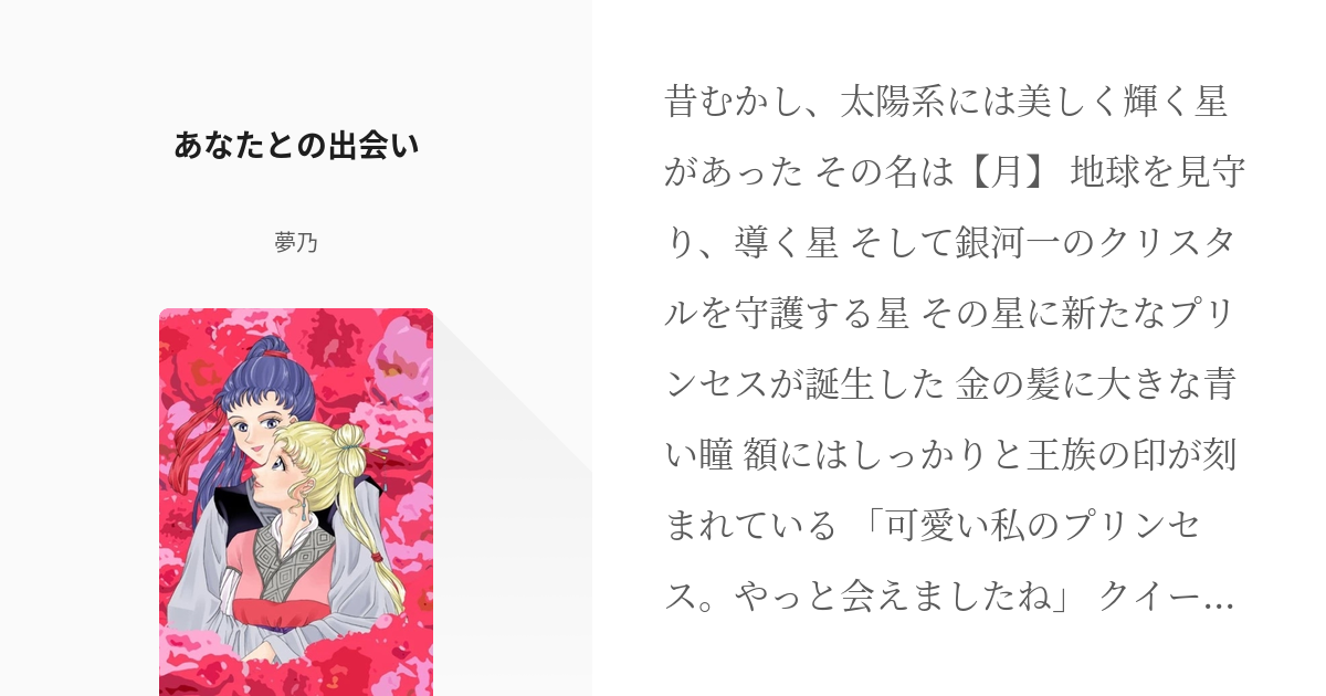 印象のデザイン セーラームーン同人誌 エンディミオン セレニティ