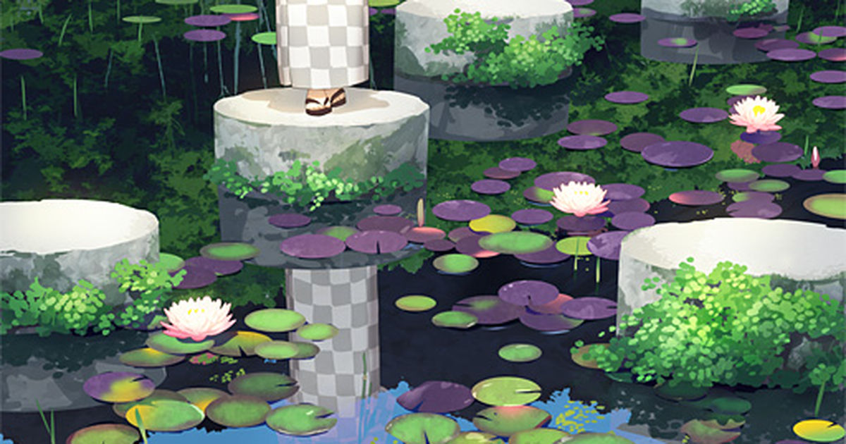 Floating Fairy, Water Lily