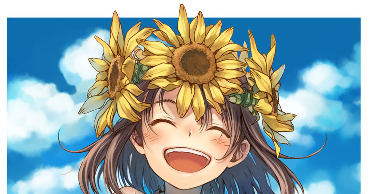Sunflowers in the Shining Radiance