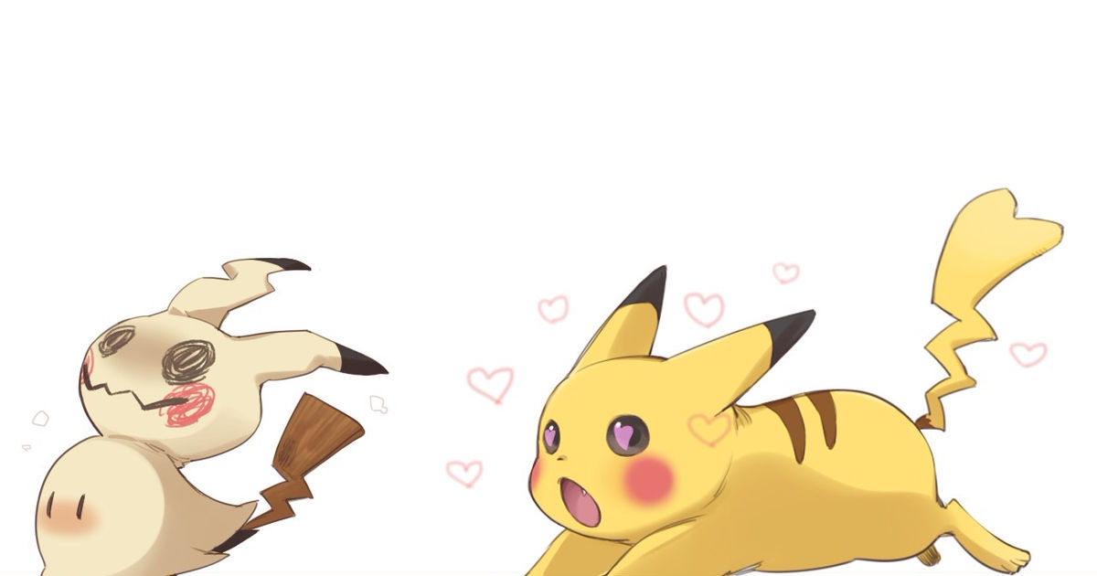 Pikachu and Mimicyu!