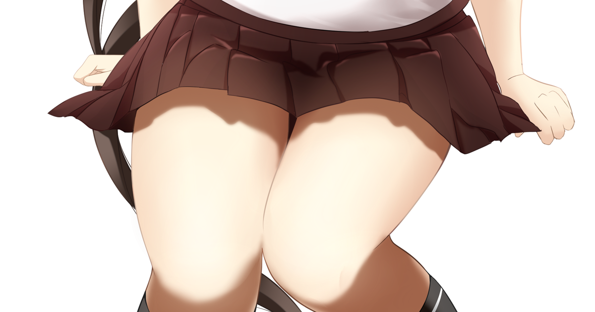 Smooth and Plump! Drawings of Attractive Thighs