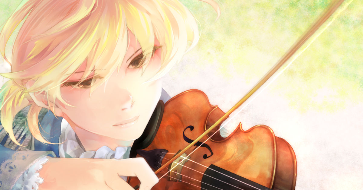 華やかに響く音色。バイオリンを描いたイラスト特集