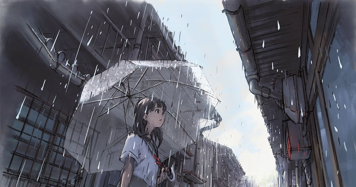 雨音に心躍らせて。雨の日の風景のイラスト特集