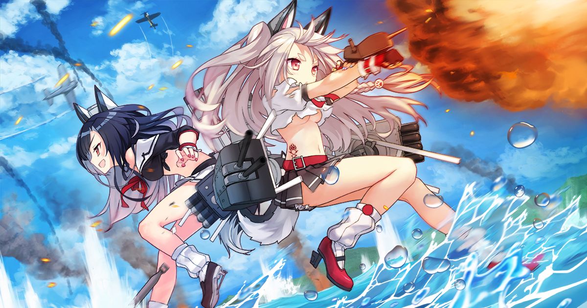 An exciting naval battle! "Azur Lane" Official Drawings