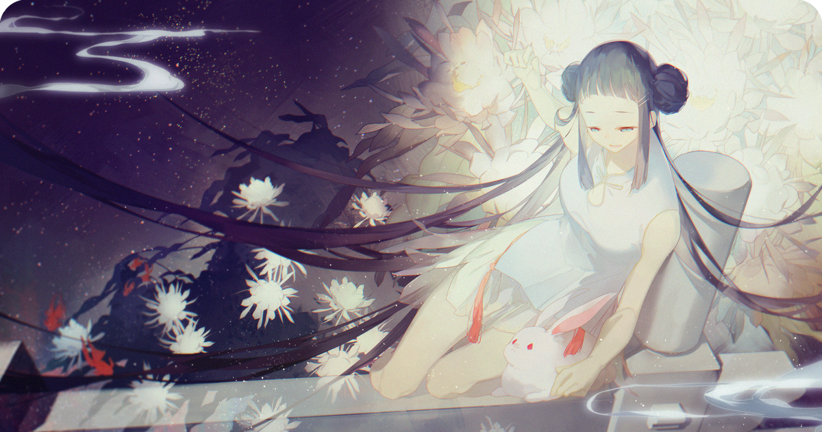 月下美人が花開く。哈那子Hanakoさんが描く幻想的な世界