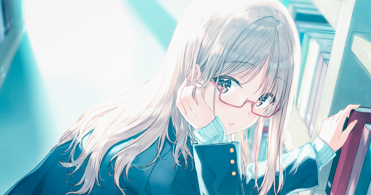 I'm in love with the eyes behind those glasses♡ Drawings of Girls with Glasses