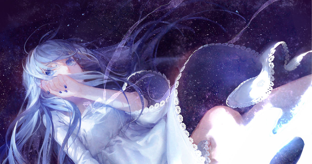 Drawings of Starry Sky Dresses - Arranging the stars.
