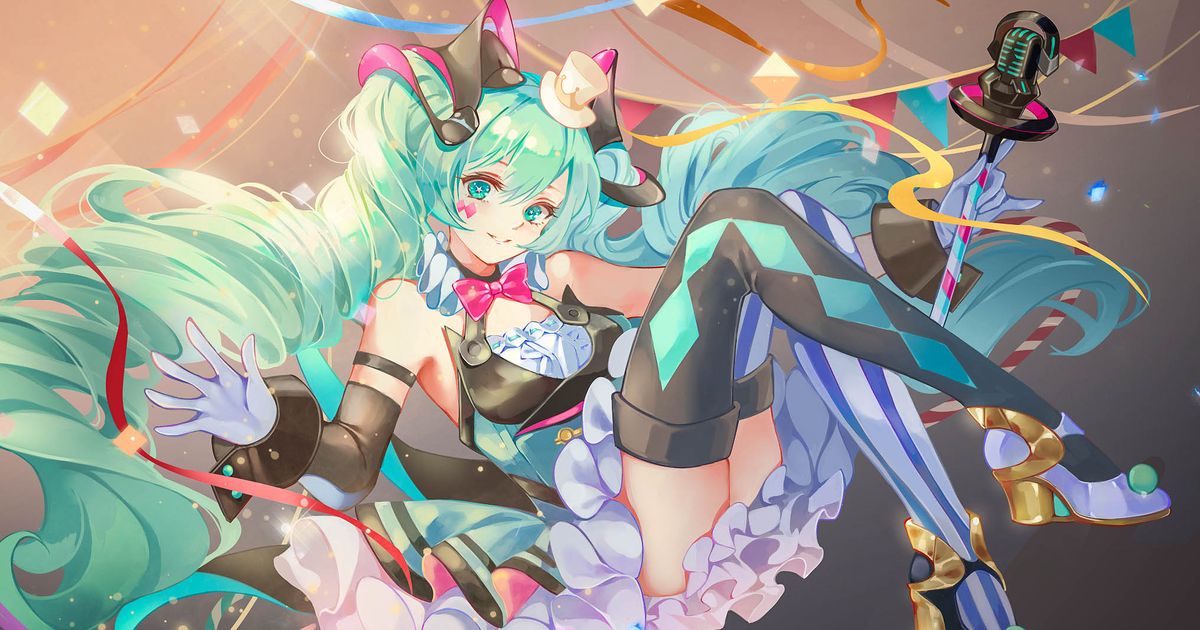 Drawings Following the History of Magical Mirai - Vocaloid Festival!