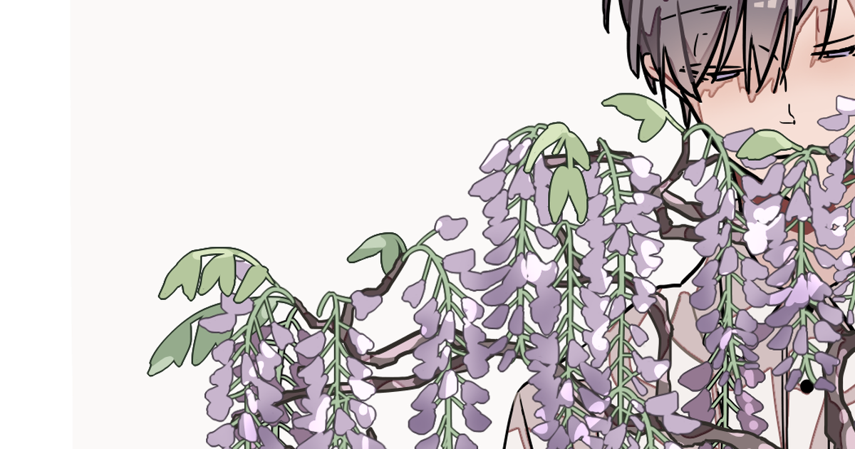 Drawings of Wisteria Flowers - Purple Rain.