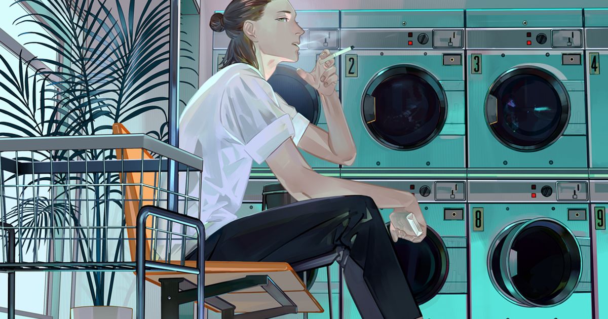 Drawings of Laundromats - Extraordinarily Mundane