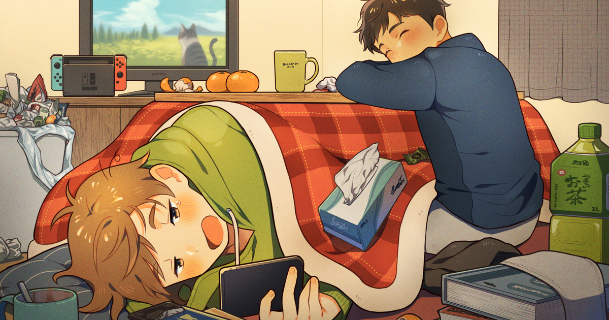 Drawings of Kotatsu - So Cozy…! ♡