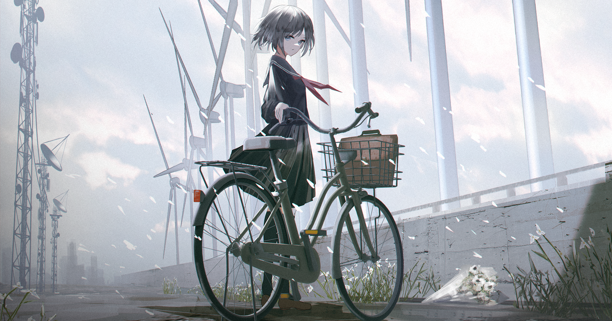 遠くまで連れてって。自転車を描いたイラスト特集