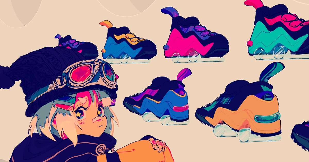 Drawings of Characters Wearing Sneakers - Stepping Into Greatness