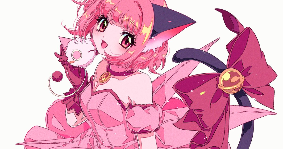 Fan Art Of Tokyo Mew Mew Characters - Over 20 Years At Your Service, Nyan!