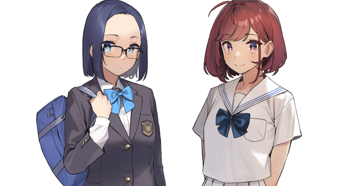 Drawings of Japanese School Uniforms - Do You Prefer Summer or Winter?